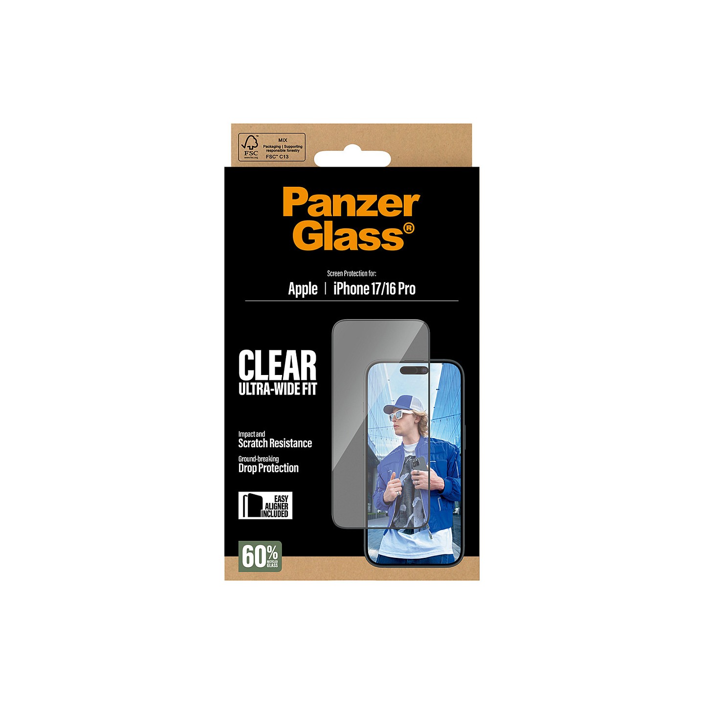 PanzerGlass Schutzglas iPhone 17 16 Pro UWF — Buy in Cyprus with Fast Delivery