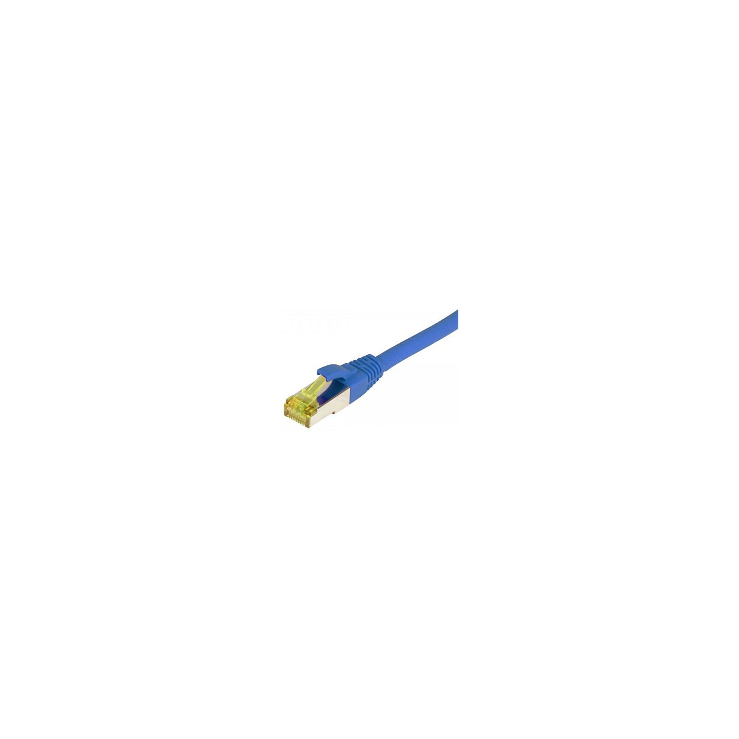 Synergy21 Patchkabel RJ45. CAT6A 500Mhz. 2m. blau. S-STP(S FTP). TPE LSZH(Ultraflex). AWG26. mit CAT7 Rohkabel.