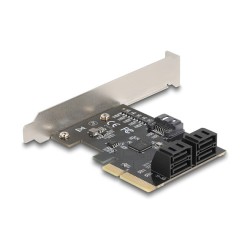 PCI Express x4 Karte zu 5 Port SATA Kontroller - Low Profile Formfaktor — Buy in Cyprus with Fast Delivery