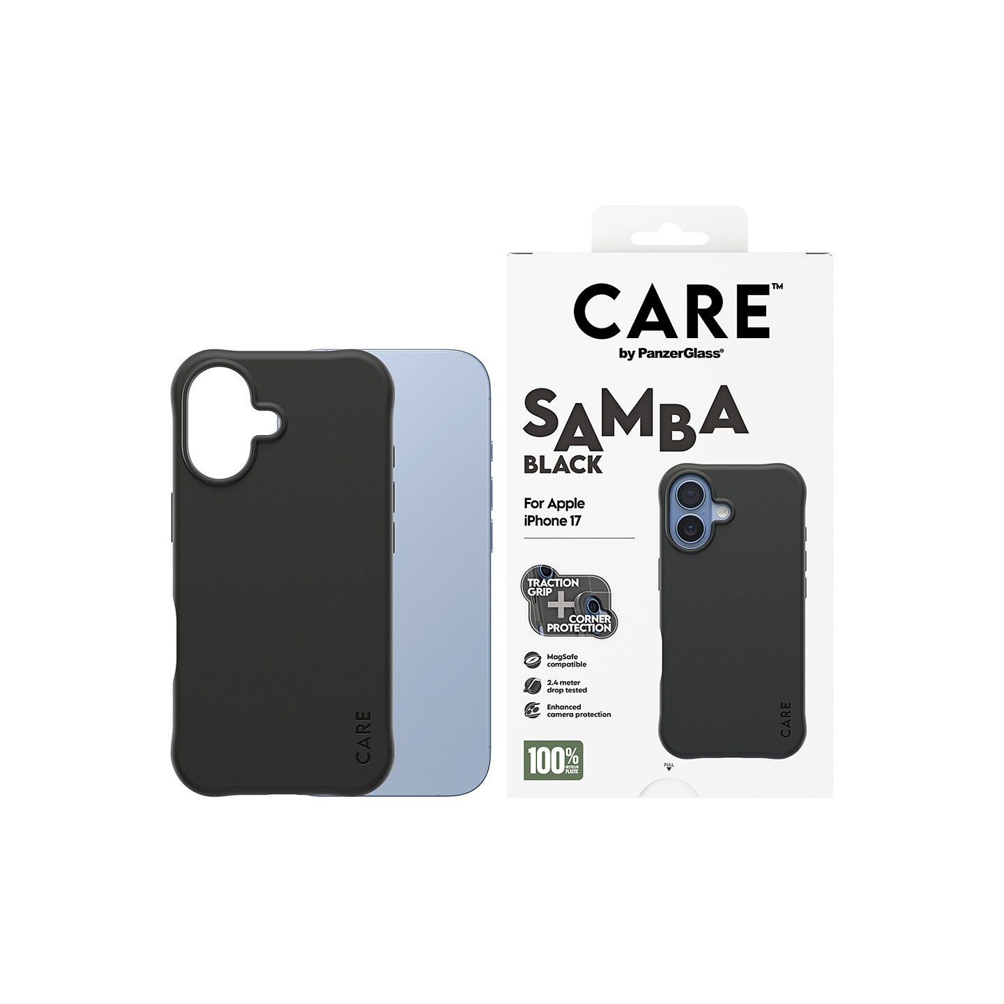 CARE fashionable Samba black MagSafe iPhone 17 — Buy in Cyprus with Fast Delivery