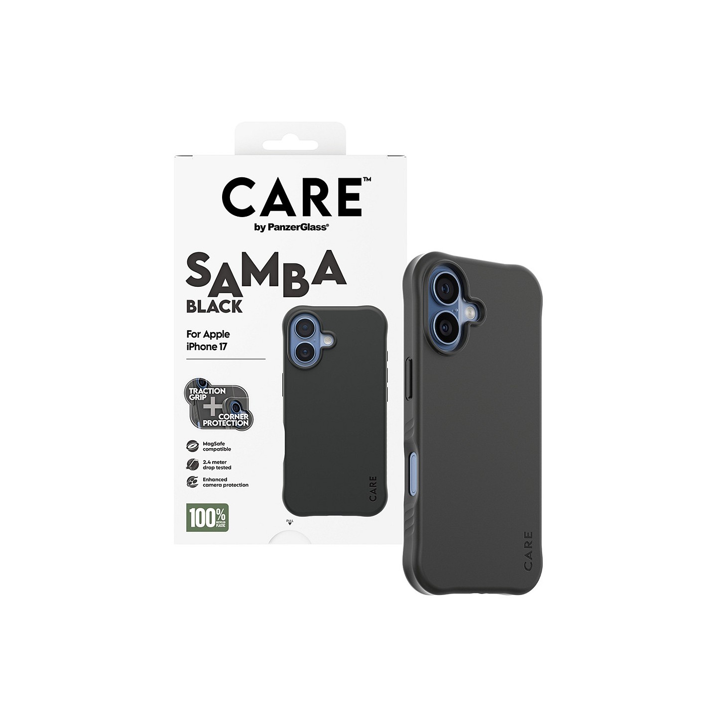CARE fashionable Samba black MagSafe iPhone 17 — Buy in Cyprus with Fast Delivery