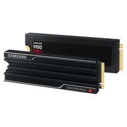 M.2. SAMSUNG 9100 PRO Heatsink NVMe 2TB PCIe 5.0 14.800 MB s Lesen 13.400 MB s Schreiben Interne SSD fr PC-Gaming