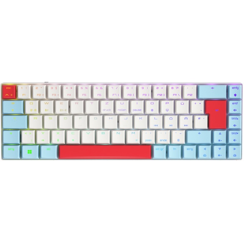 Buy CHERRY MX-LP 2.1 Compact Wireless Keyboard - 65% 2.4GHz + Bluetooth 5.2, Low... in Cyprus, Nicosia, Limassol, Larnaka, Pafos