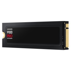 M.2. SAMSUNG 9100 PRO Heatsink NVMe 2TB PCIe 5.0 14.800 MB s Lesen 13.400 MB s Schreiben Interne SSD fr PC-Gaming