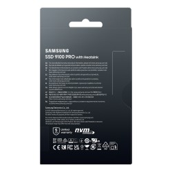 M.2. SAMSUNG 9100 PRO Heatsink NVMe 2TB PCIe 5.0 14.800 MB s Lesen 13.400 MB s Schreiben Interne SSD fr PC-Gaming