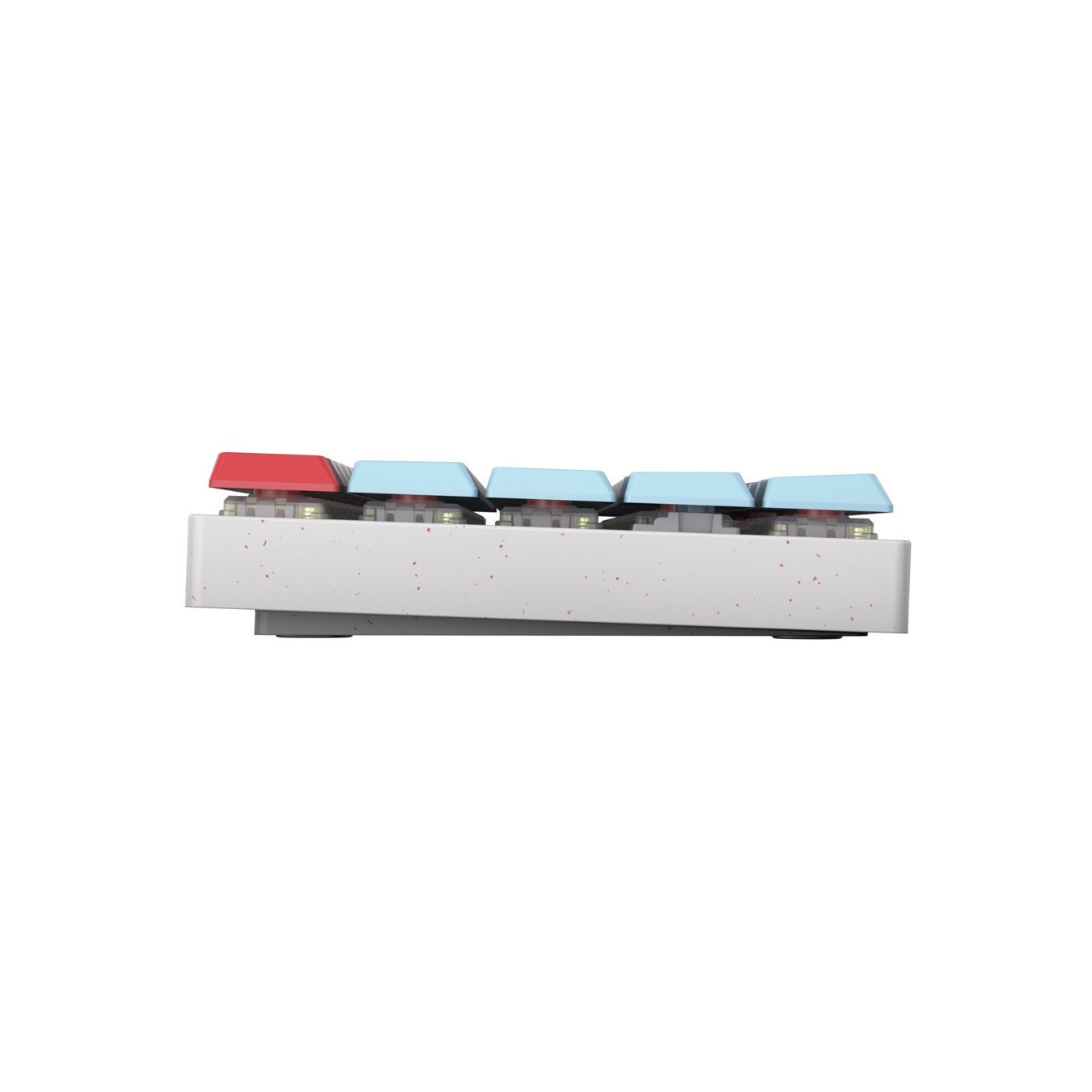 CHERRY MX-LP 2.1 Compact Wireless Keyboard - 65% 2.4GHz + Bluetooth 5.2, Low-Profile Mechanical, RGB, White (DE/QWERTZ)