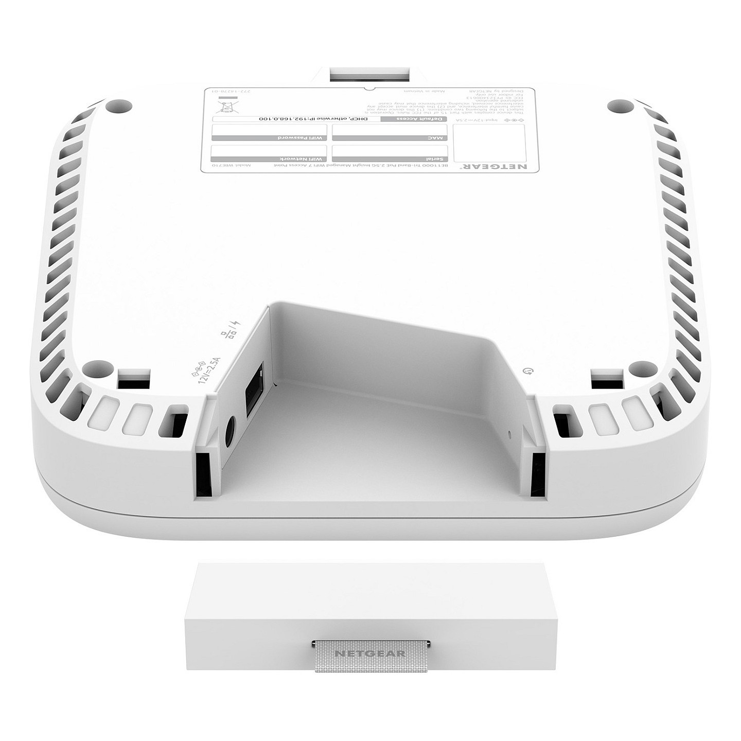 NETGEAR Business WBE718 - Accesspoint - Wi-Fi 7 - Wi-Fi 6 - Wi-Fi 7 - 2.4 GHz. 5 GHz. 6 GHz - Cloud-verwaltet - Wand-...