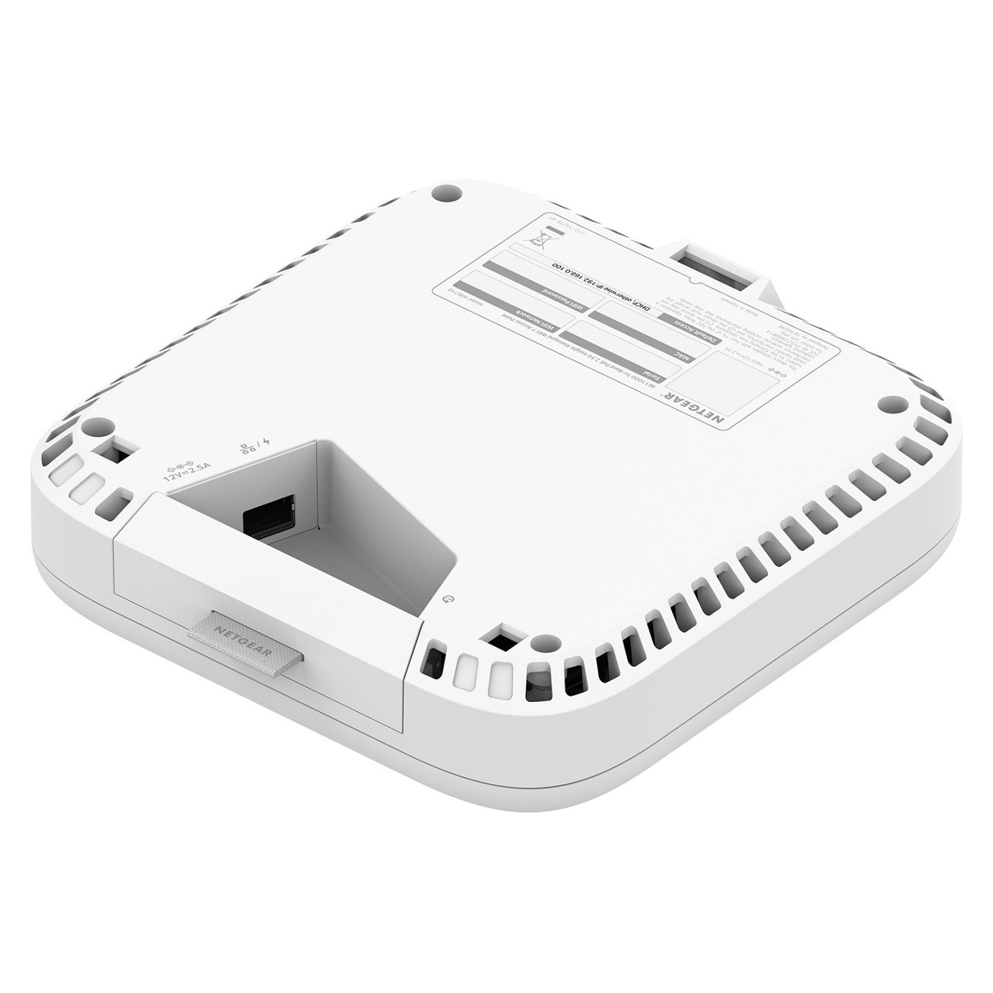NETGEAR Business WBE718 - Accesspoint - Wi-Fi 7 - Wi-Fi 6 - Wi-Fi 7 - 2.4 GHz. 5 GHz. 6 GHz - Cloud-verwaltet - Wand-...