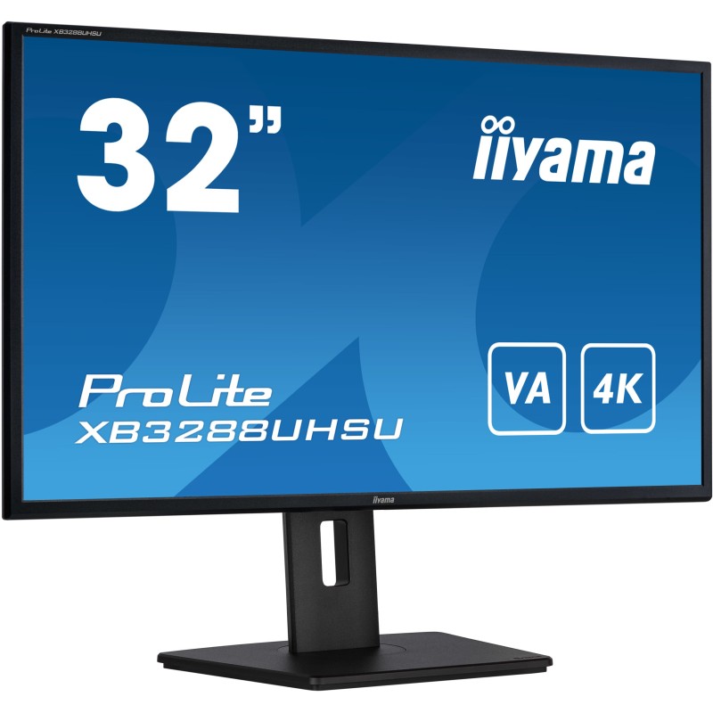 Buy Iiyama ProLite XB3288UHSU-B5 - 31.5" 4K VA Monitor, 3840x2160, 60Hz, 3ms, 2x... in Cyprus, Nicosia, Limassol, Larnaka, Pafos