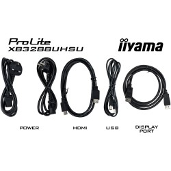 Buy Iiyama ProLite XB3288UHSU-B5 - 31.5" 4K VA Monitor, 3840x2160, 60Hz, 3ms, 2x... in Cyprus, Nicosia, Limassol, Larnaka, Pafos