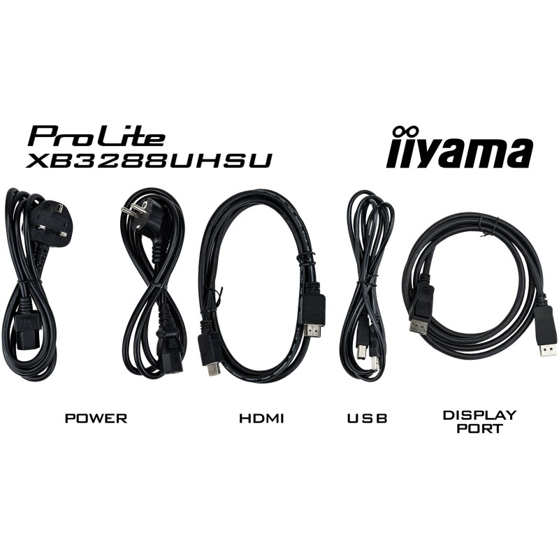 Buy Iiyama ProLite XB3288UHSU-B5 - 31.5" 4K VA Monitor, 3840x2160, 60Hz, 3ms, 2x... in Cyprus, Nicosia, Limassol, Larnaka, Pafos