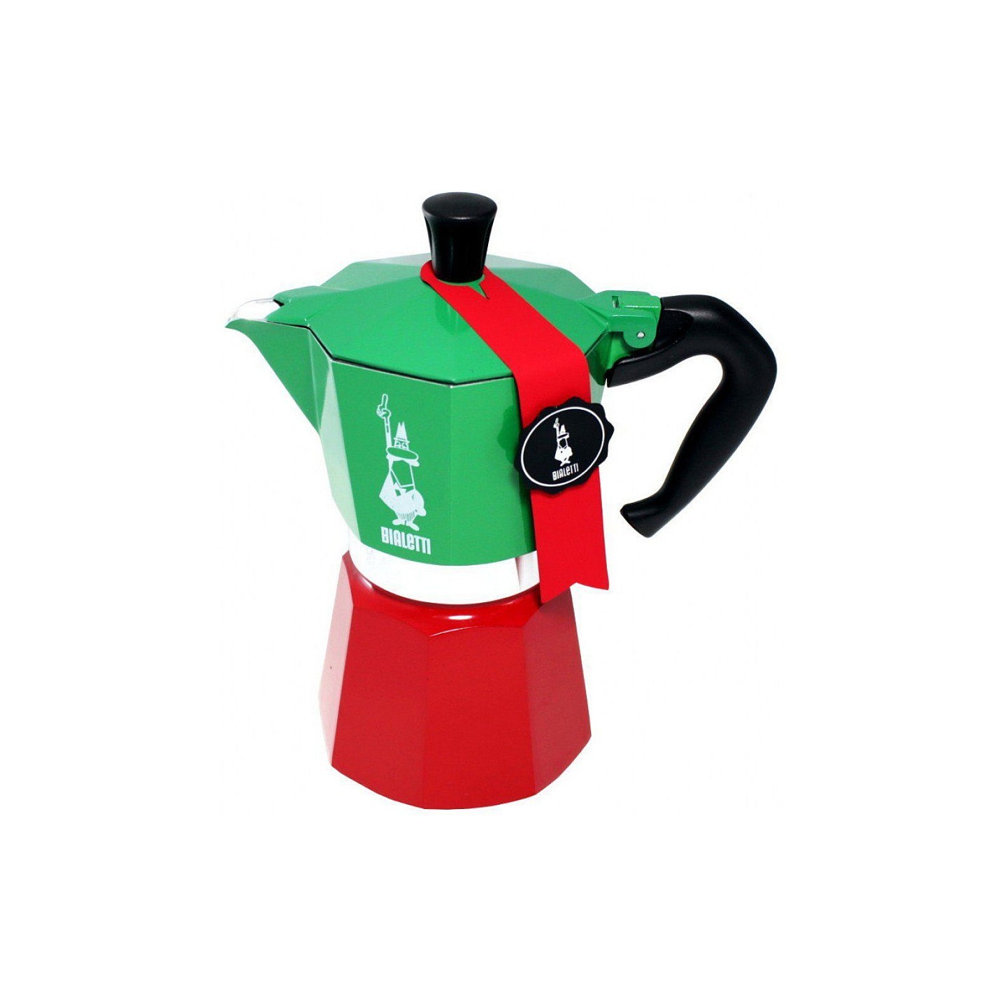 Bialetti Moka Express Italia Grün- Rot — Buy in Cyprus with Fast Delivery