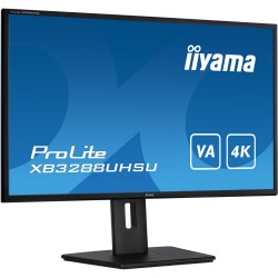 Buy Iiyama ProLite XB3288UHSU-B5 - 31.5" 4K VA Monitor, 3840x2160, 60Hz, 3ms, 2x... in Cyprus, Nicosia, Limassol, Larnaka, Pafos