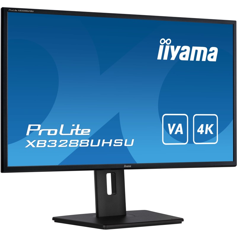 Buy Iiyama ProLite XB3288UHSU-B5 - 31.5" 4K VA Monitor, 3840x2160, 60Hz, 3ms, 2x... in Cyprus, Nicosia, Limassol, Larnaka, Pafos