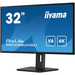 Buy Iiyama ProLite XB3288UHSU-B5 - 31.5" 4K VA Monitor, 3840x2160, 60Hz, 3ms, 2x... in Cyprus, Nicosia, Limassol, Larnaka, Pafos