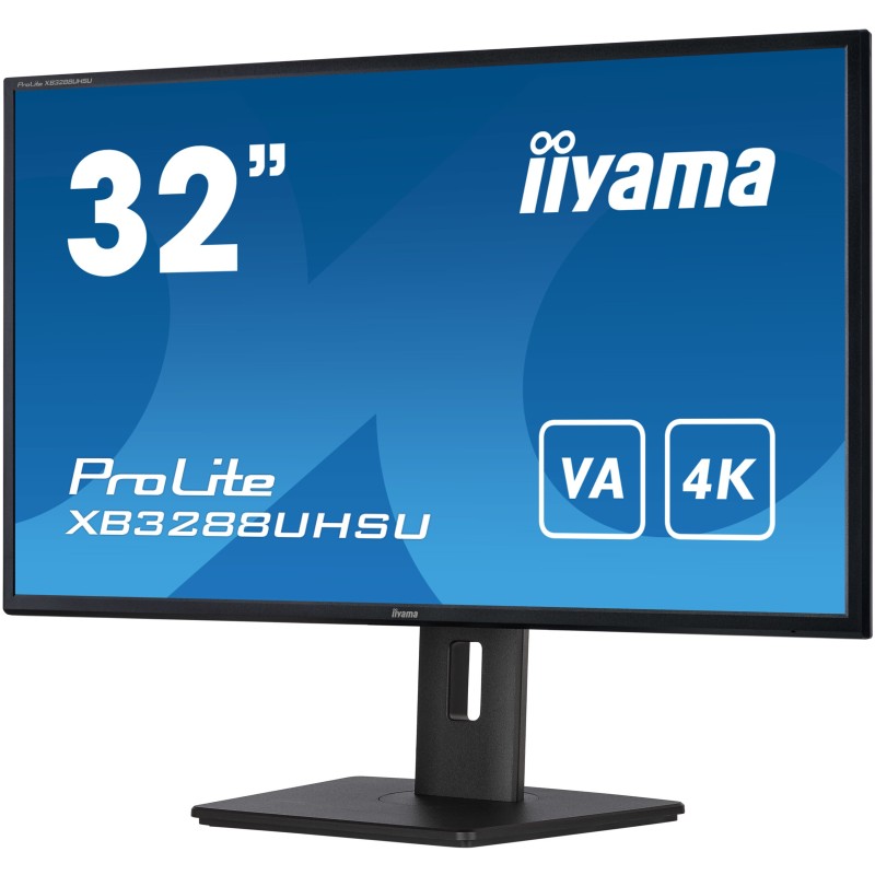 Buy Iiyama ProLite XB3288UHSU-B5 - 31.5" 4K VA Monitor, 3840x2160, 60Hz, 3ms, 2x... in Cyprus, Nicosia, Limassol, Larnaka, Pafos