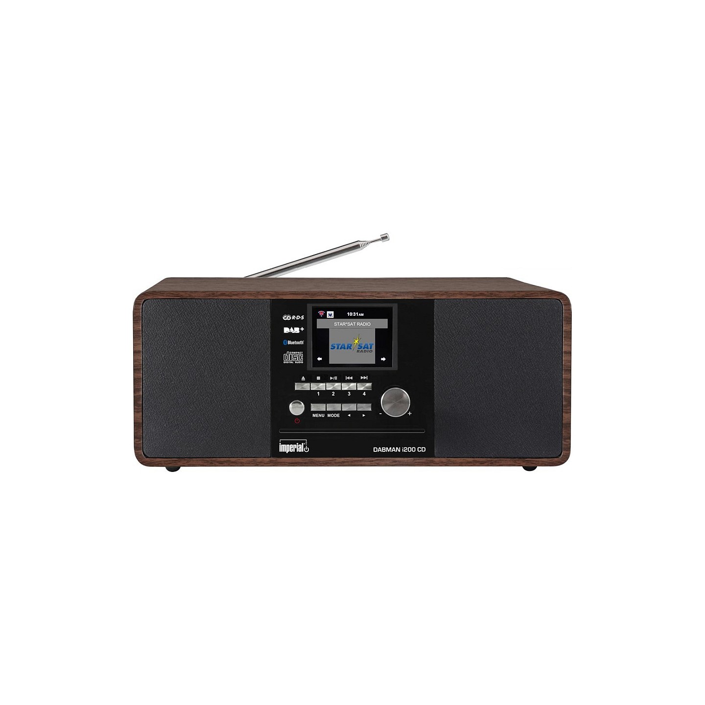 DABMAN i200 CD Multifunkt.Radio DAB+ FM Internet BT. Holz — Buy in Cyprus with Fast Delivery