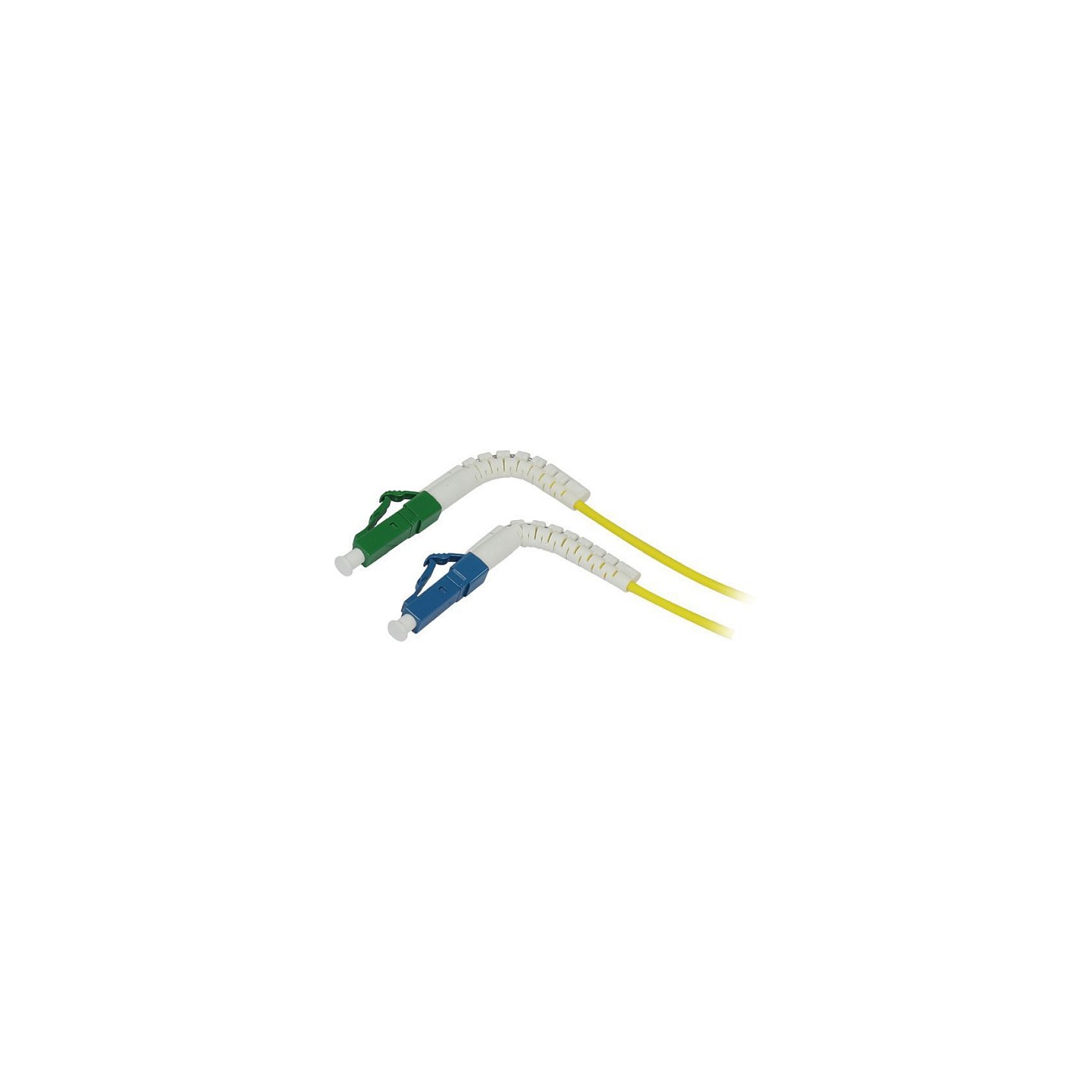 Synergy21 LWL-1-Faser-Patchk. 15mtr.LC-LC(APC). 9 125u. OS2. G657A2. AD2mm. flexible Knickschutztülle