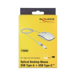 Optische 4-Tasten USB Typ-A + USB Type-CTM Desktop Maus — Buy in Cyprus with Fast Delivery