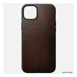 Nomad Modern Leather Case iPhone 14 Plus Rustic Brown — Buy in Cyprus with Fast Delivery