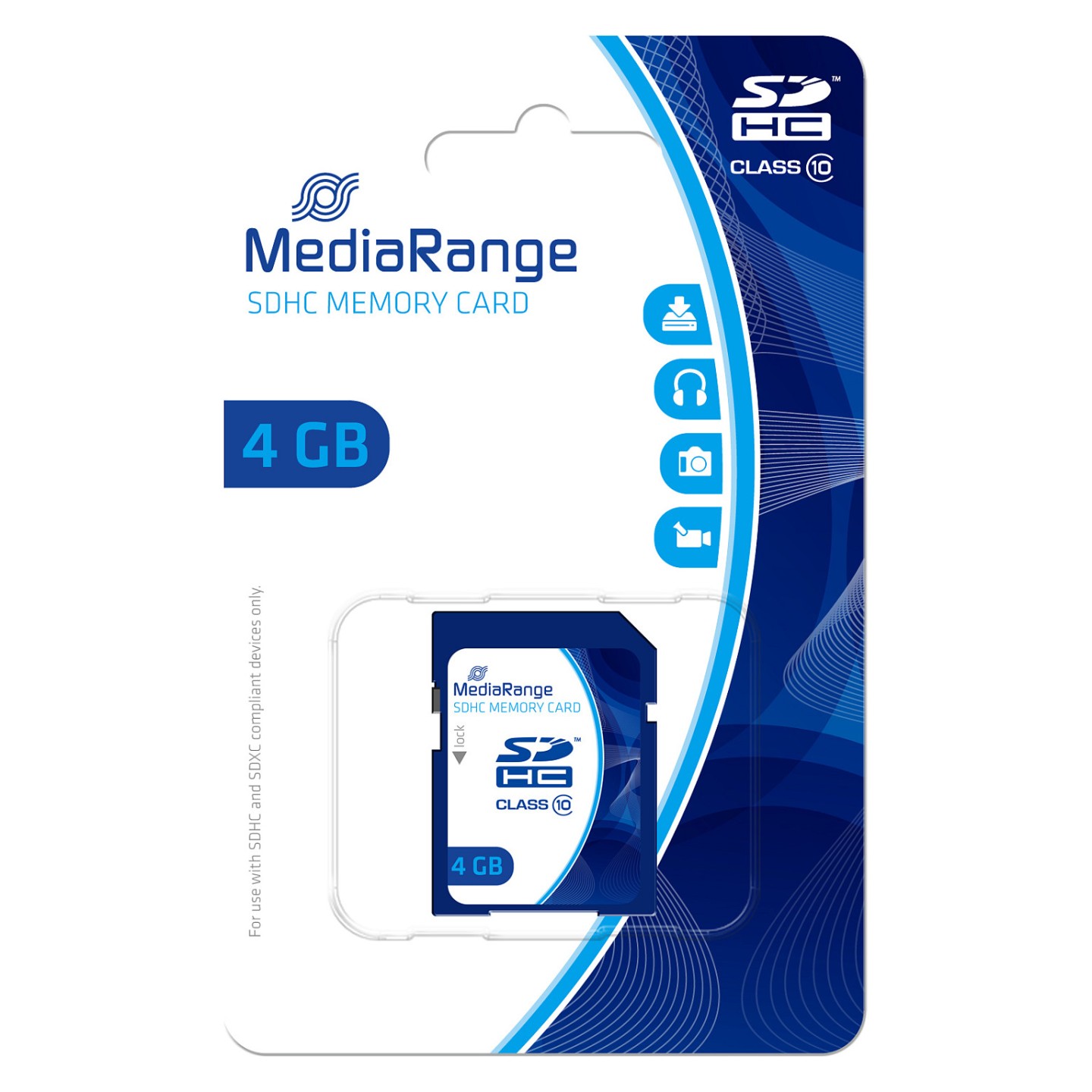 CARD MediaRange 4GB SDHC CL.10 — Buy in Cyprus with Fast Delivery