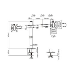 Equip Befestigungskit für 2 LCD- Plasma-Konsolen 17-32 Zoll — Buy in Cyprus with Fast Delivery