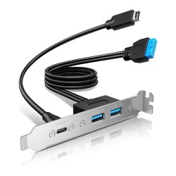 GRAUGEAR Multi PCI Blende 1x USB-C. 2x USB-A — Buy in Cyprus with Fast Delivery