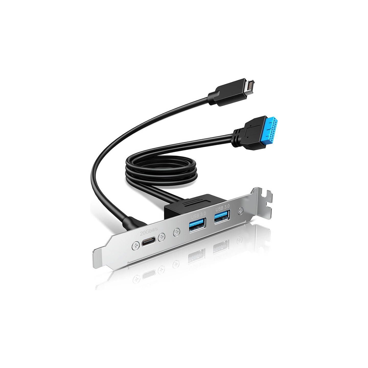 GRAUGEAR Multi PCI Blende 1x USB-C. 2x USB-A — Buy in Cyprus with Fast Delivery