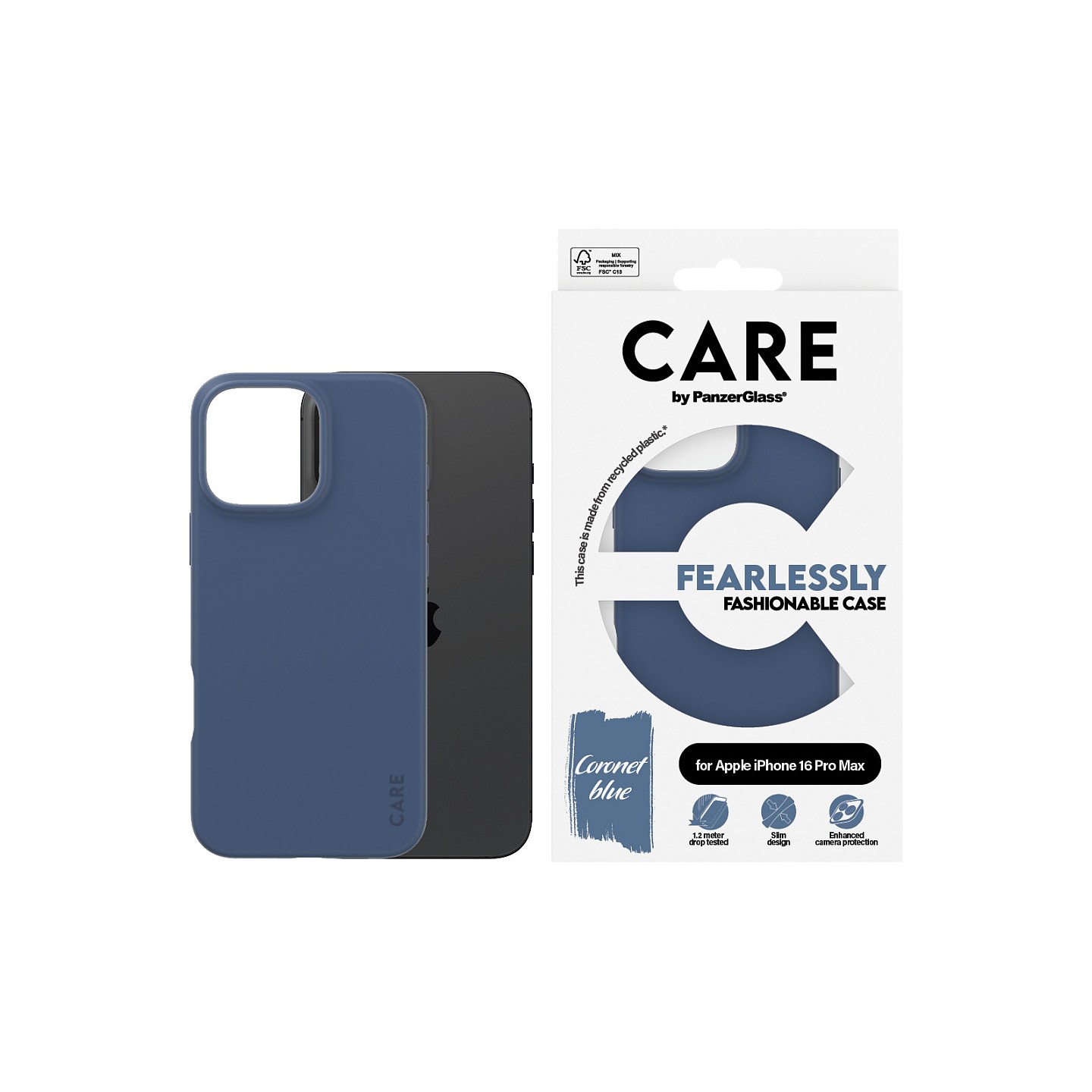 CARE Case Fashion Blue iPhone 16 Pro Max — Buy in Cyprus with Fast Delivery