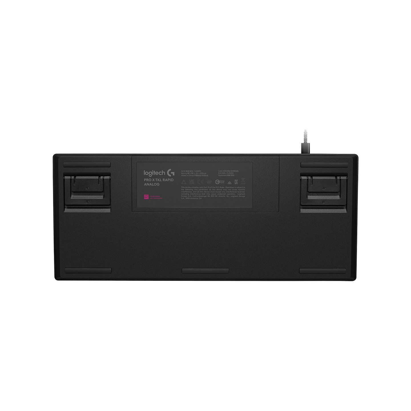 Logitech PRO X TKL RAPID Schwarz . Kabelgebundene Gaming-Tastatur. Magnetische Analog-Switches. Rapid-Trigger. LIGHTS...