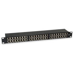 Equip Patchpanel 48x RJ45 Cat6 19' FTP 1HE ISO IEC schwarz — Buy in Cyprus with Fast Delivery