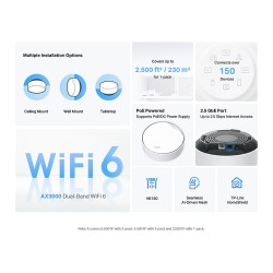 TP-LINK Router DECO X50-POE(2-PACK) Deco X50-PoE Doppelpack wei — Buy in Cyprus with Fast Delivery