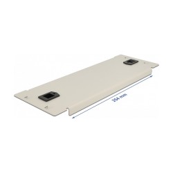 10? Netzwerkschrank Blindabdeckung werkzeugfrei 2 HE grau — Buy in Cyprus with Fast Delivery