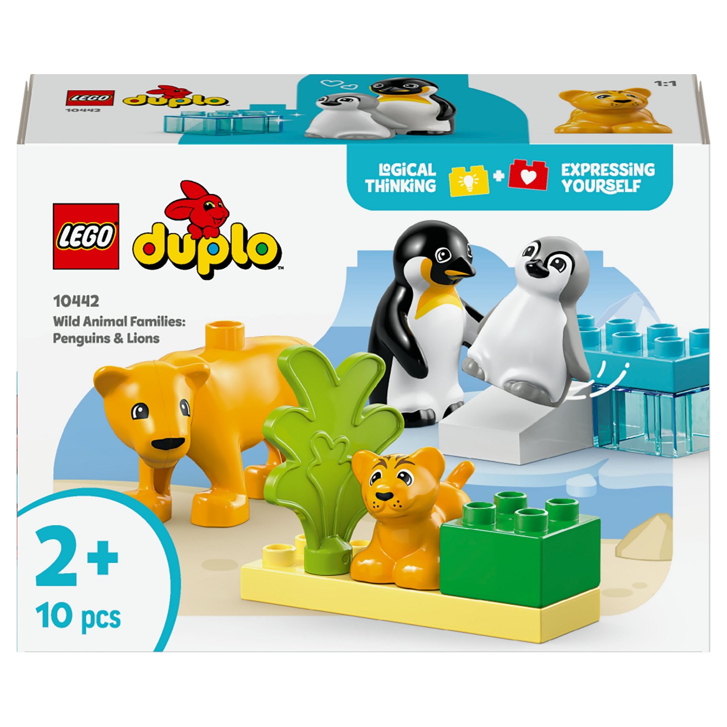 LEGO 10442 DUPLO Town Wildtier-Familien: Pinguine und Lwen — Buy in Cyprus with Fast Delivery