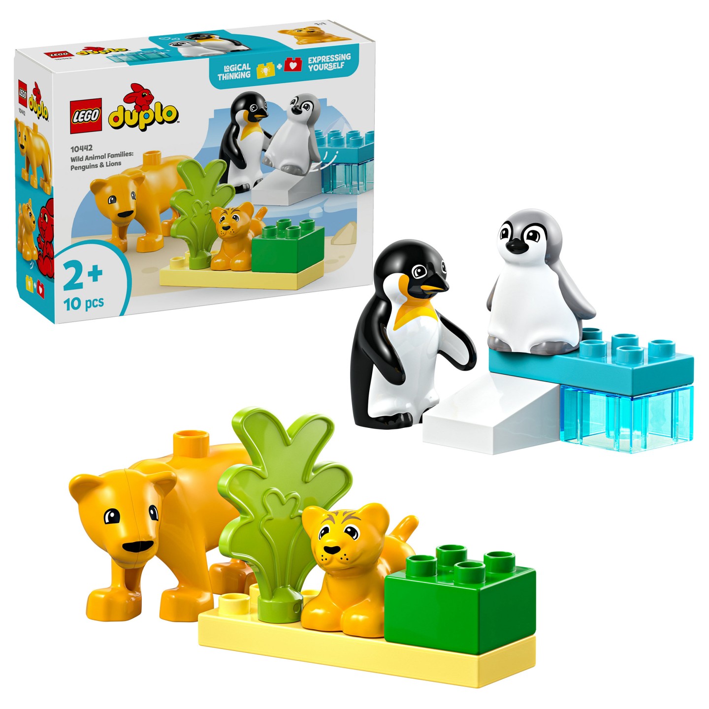 LEGO 10442 DUPLO Town Wildtier-Familien: Pinguine und Lwen — Buy in Cyprus with Fast Delivery