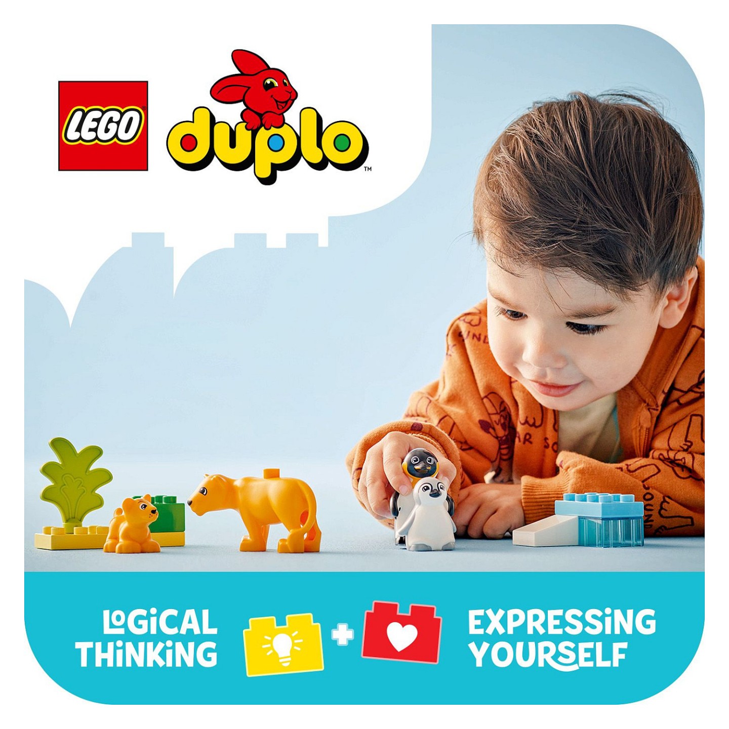 LEGO 10442 DUPLO Town Wildtier-Familien: Pinguine und Lwen — Buy in Cyprus with Fast Delivery