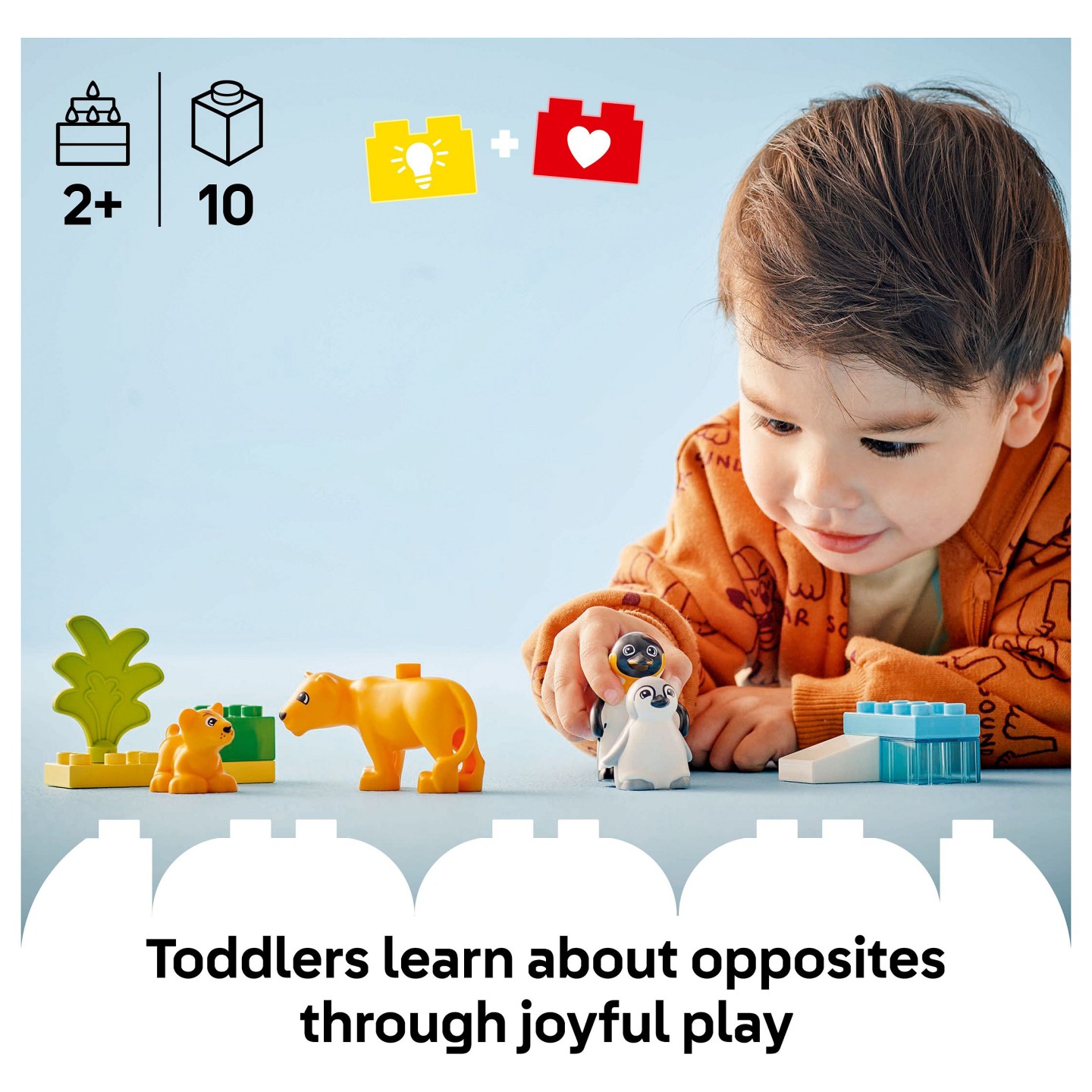 LEGO 10442 DUPLO Town Wildtier-Familien: Pinguine und Lwen — Buy in Cyprus with Fast Delivery