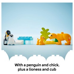 LEGO 10442 DUPLO Town Wildtier-Familien: Pinguine und Lwen — Buy in Cyprus with Fast Delivery