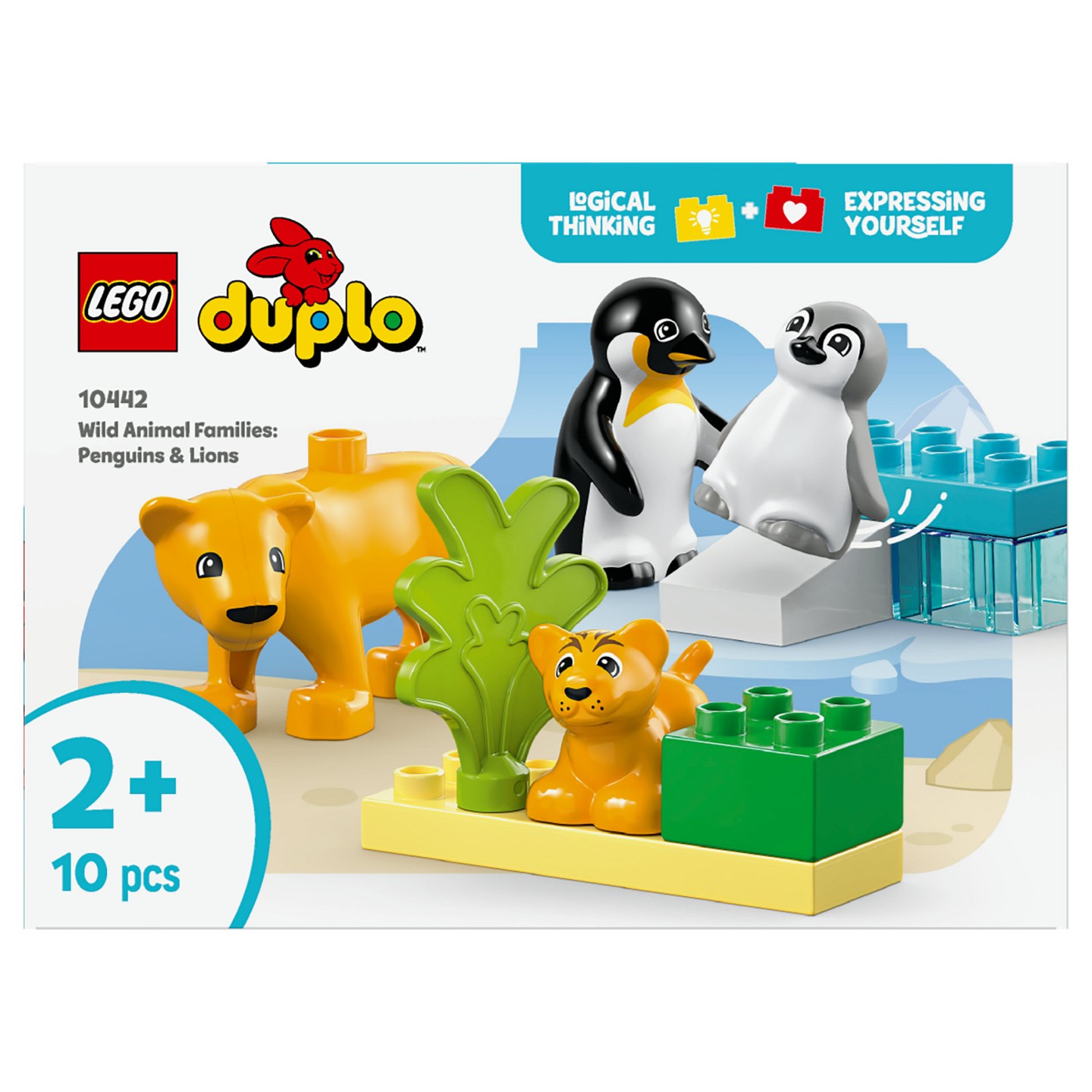 LEGO 10442 DUPLO Town Wildtier-Familien: Pinguine und Lwen — Buy in Cyprus with Fast Delivery