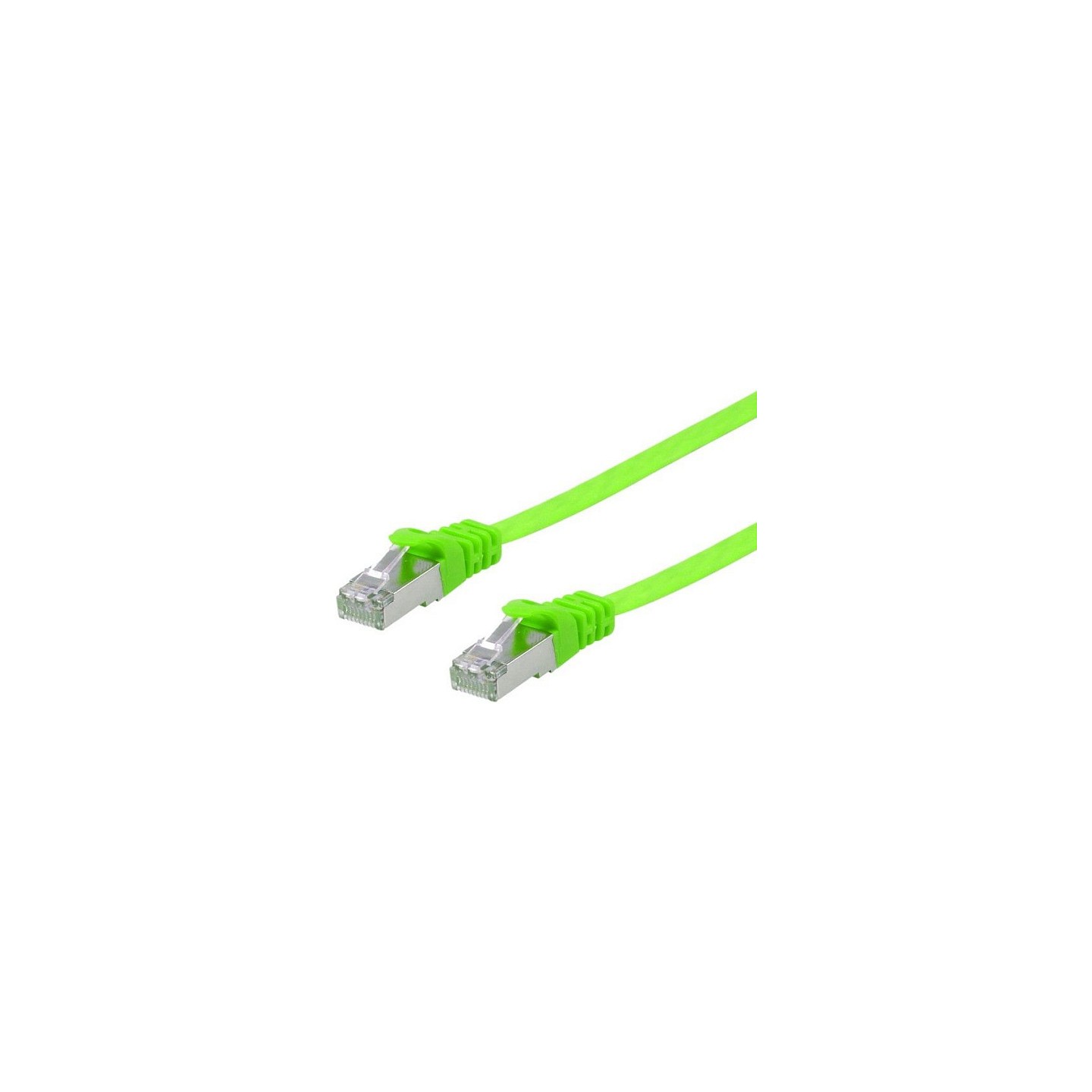Equip Patchkabel Cat6A U FTP 2xRJ45 0.50m grün Flach LSZH Polybeutel — Buy in Cyprus with Fast Delivery
