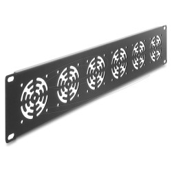 19? 2 HE Rackblende für 6 Lüfter 60 x 60 mm dunkelgrau — Buy in Cyprus with Fast Delivery