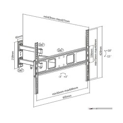 Equip Wandhalterung 37'-70' 1TFT gelenkig 4Gelenke 35Kg sw retail — Buy in Cyprus with Fast Delivery