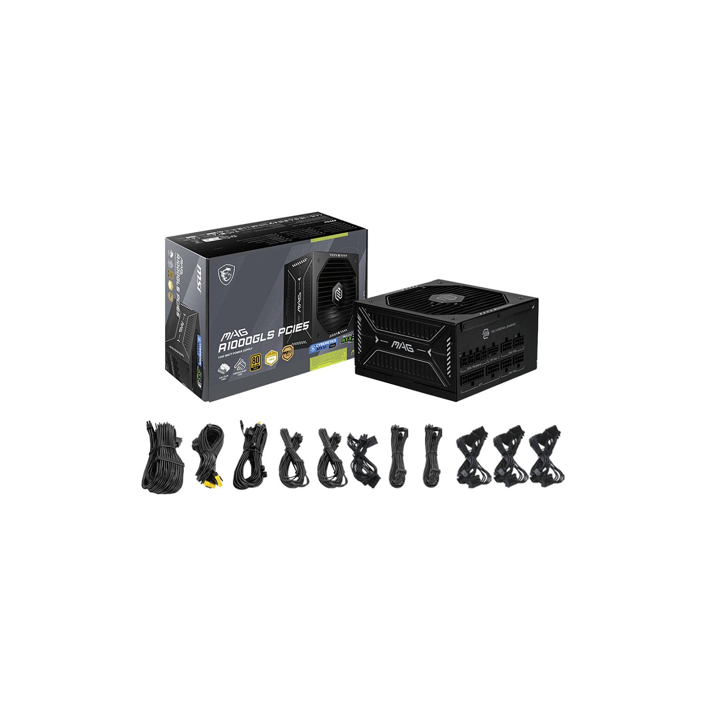 1000W MSI Netzteil MAG A1000GLS PCIE5 — Buy in Cyprus with Fast Delivery