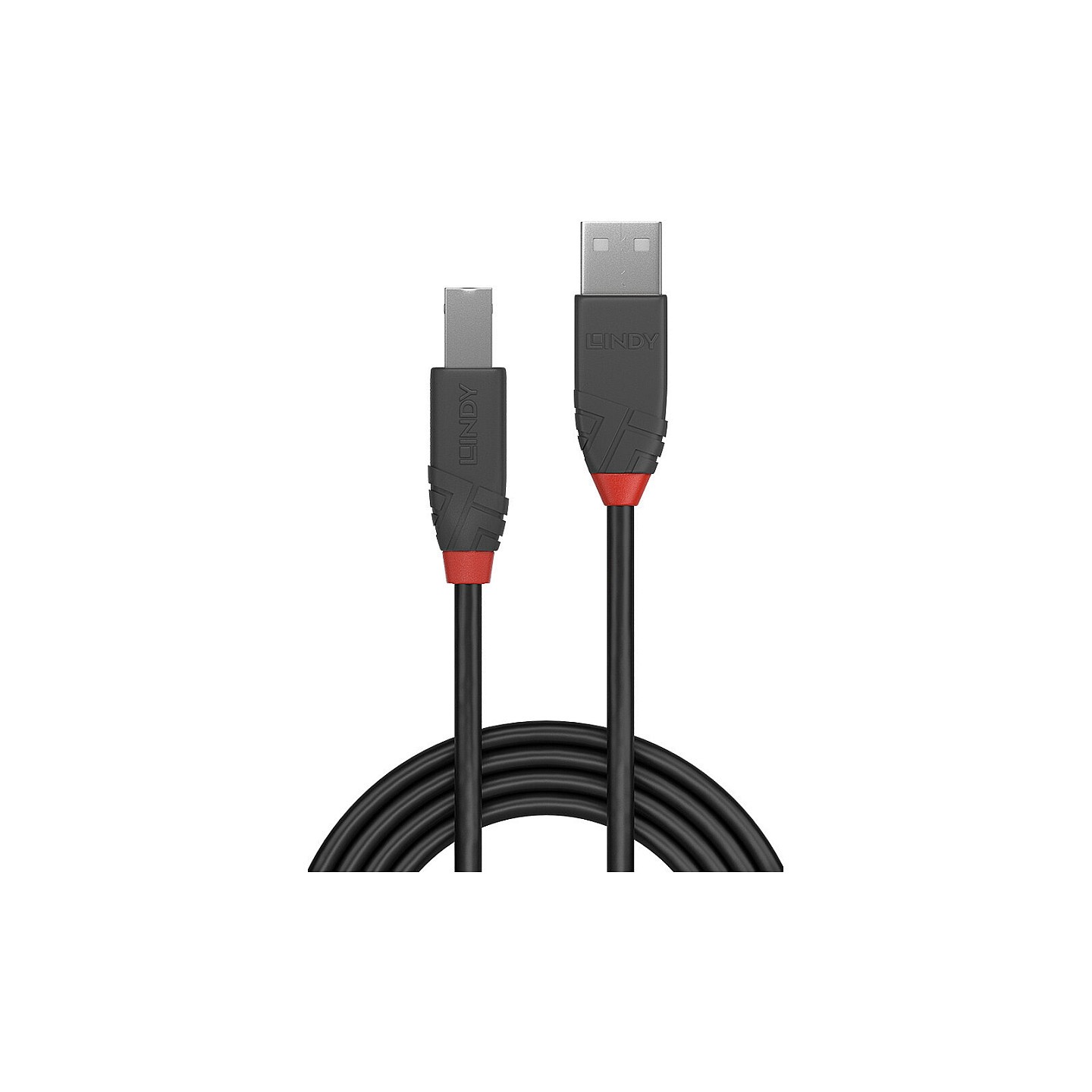 LINDY USB 2.0 Kabel Typ A B Anthra Line M M 3m schwarz — Buy in Cyprus with Fast Delivery