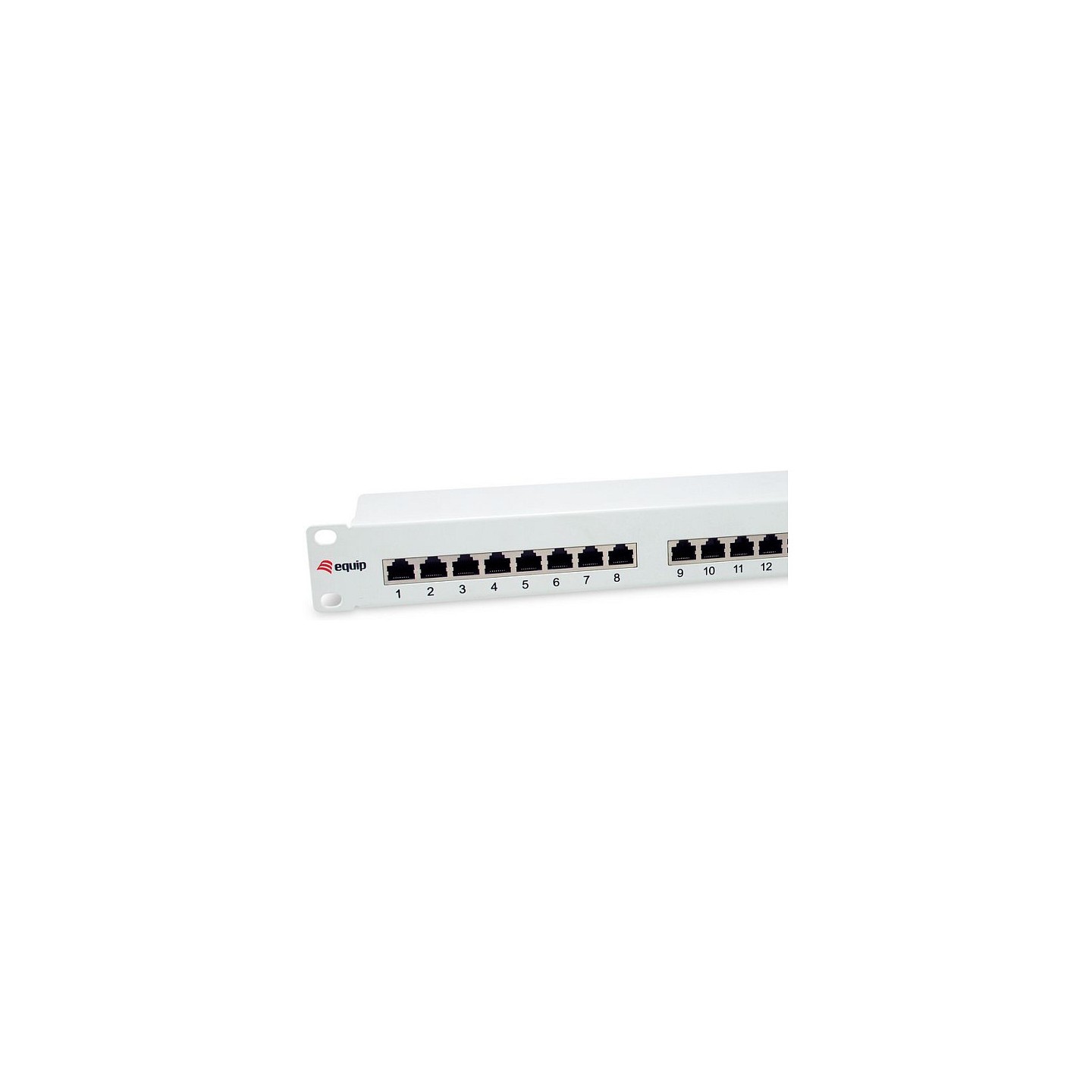 Equip Patchpanel 24x RJ45 Cat6 19' FTP 1HE ISO IEC hellgrau — Buy in Cyprus with Fast Delivery