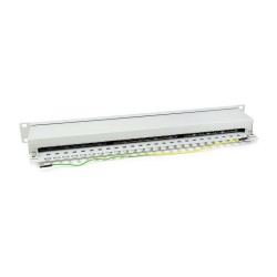 Equip Patchpanel 24x RJ45 Cat6 19' FTP 1HE ISO IEC hellgrau — Buy in Cyprus with Fast Delivery