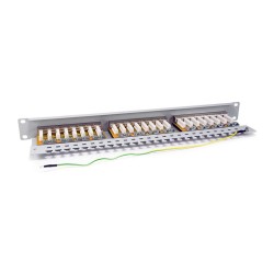 Equip Patchpanel 24x RJ45 Cat6 19' FTP 1HE ISO IEC hellgrau — Buy in Cyprus with Fast Delivery