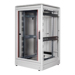 ROLINE 19-Zoll Netzwerkschrank Pro 26 HE. 800x800 BxT Glastr grau — Buy in Cyprus with Fast Delivery