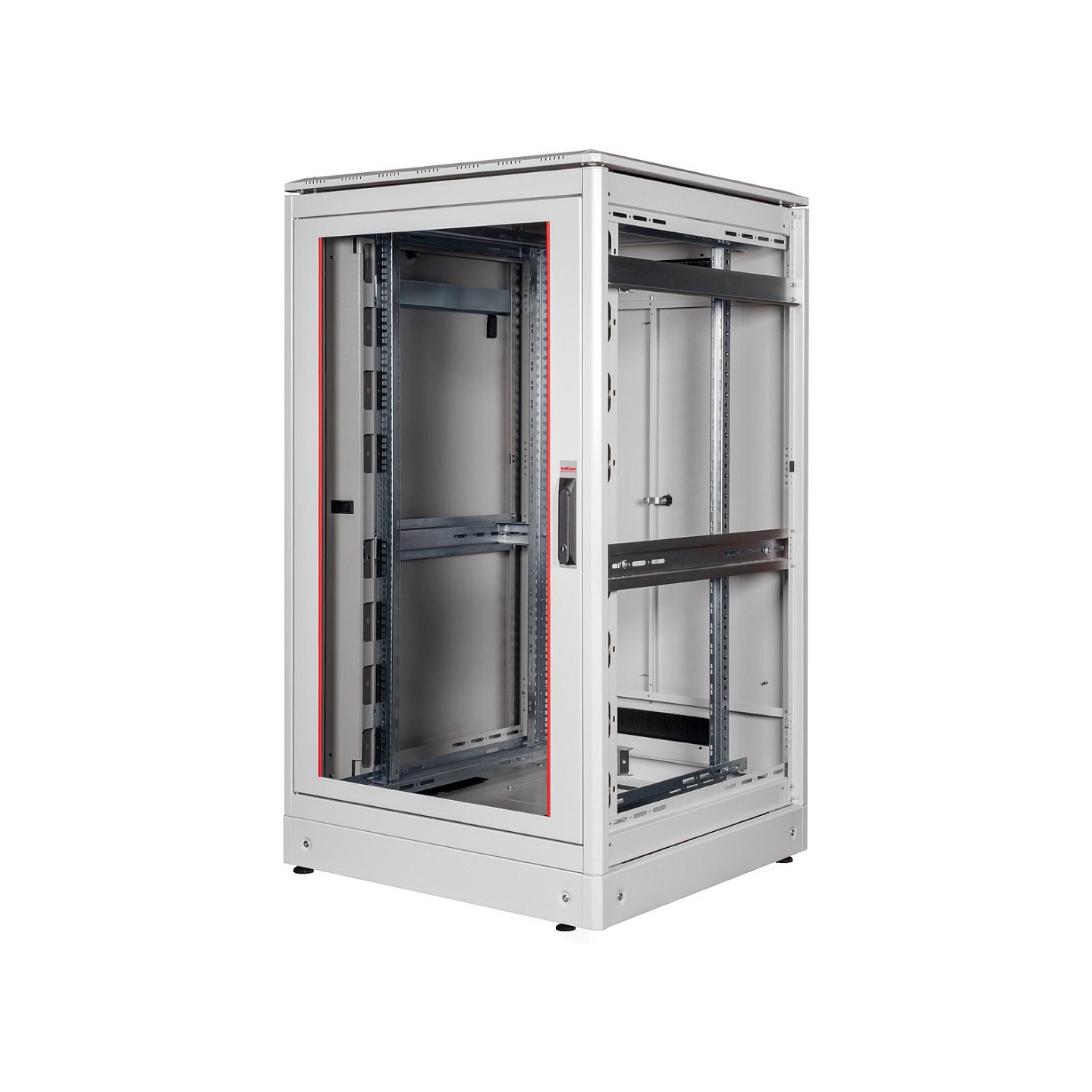ROLINE 19-Zoll Netzwerkschrank Pro 26 HE. 800x800 BxT Glastr grau — Buy in Cyprus with Fast Delivery