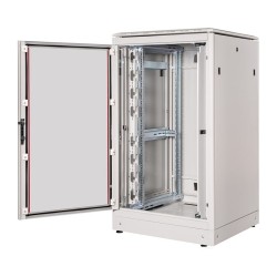 ROLINE 19-Zoll Netzwerkschrank Pro 26 HE. 800x800 BxT Glastr grau — Buy in Cyprus with Fast Delivery